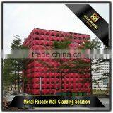 Decorative Laser Cutting Outdoor Aluminium Perforated Sheet Metal Facade thumbnail-2