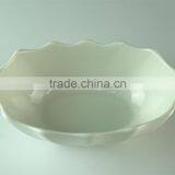Popular Stocked White Ceramic Dessert Serving Bowl for Sale thumbnail-2