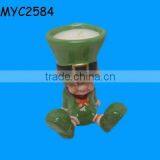 Irish lucky star leprechaun tealight holder