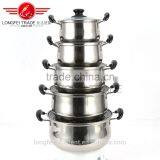 Zhejiang China Insulation Handle Cheap Best Quality Wholesale Stainless Steel American High Cookware Soup Pot thumbnail-2