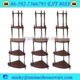 5 Tier Cherry Wooden Conner Stand