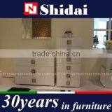 New! 6 Piece Queen Size White Modern Platform Bed Room Furniture Bedroom Set thumbnail-4