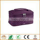 Two Step Cosmetic Case Purple thumbnail-1