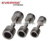 Everise Fitness Chrome Dumbbell With Rubber Ring -Pairs thumbnail-1