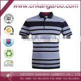 New Branded Yarn Dyed Men's Cotton Strip Polo t Shirt thumbnail-1