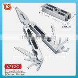 2014 New Colorful LED Stainless Steel Mini Multi Function Pocket Hand Plier Tools 8712C thumbnail-1