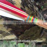 Nature Bamboo Arrows With Three Different Weights Screw-in Points And Brass Inserts thumbnail-4