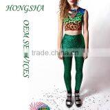New Fashion Green Mermaid Leggings for Women Designs HSl7585 thumbnail-2