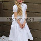 Hot Selling White 1-6 Years Old Baby Girls Summer Long Dress thumbnail-2