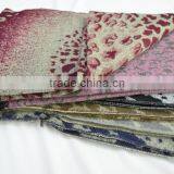 Fashion Large Latest Jacquard Wool Leopard 100%viscose Winter Shawl thumbnail-2