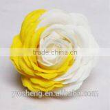 Wholesale Colorful Big Rose Flower Two - Tone Rose Diy Artificial Soap Flower thumbnail-2