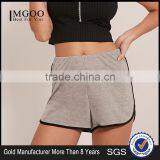 MGOO Women Grey Contrast Runner Shorts Cotton Running Shorts Sport Hot Shorts thumbnail-1