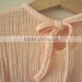 Wholesale Double Layer Muslin Dress Baby Frock Design Pictures Ruffle Sleeve Girl Dresses thumbnail-5