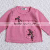 Korean Style Custom Knit Baby Sweater in Solid Color thumbnail-3