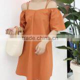 Zm35715a Fashion Elegant Dress Casual Fat Women Dresses Wholesale thumbnail-2