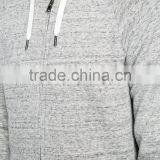 Cheap Plain Grey Zip up Mens Hoodies,french Terry Heather Grey Hoodie thumbnail-3