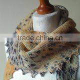 Unique Hand Knit Scarf - Knit Scarf - Hand Knit - Spring Scarf - Modern Scarf - Asymmetric Scarf
