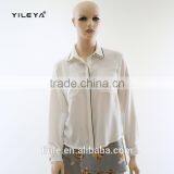 Summer Style Women Sexy Shirt Long Sleeve White Casual Lady Blouse Tops Office Shirt thumbnail-1