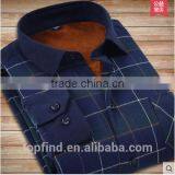 Cotton Long Sleeve Casual Fashionable Man Plaids T-shirt thumbnail-3