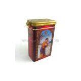 rectangular tin box,Games tin box,food tin box,tin storage case