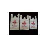 Shopping Plastic Poly Printed Bags in Black White for Supermarket