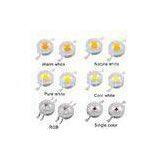 5000 - 6000K Pure White 1 Watt High Power With Bridgelux Chip , High Power Led Components