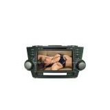 HD DVD Player with GPS Navigation TV IPOD for Toyota Highlander
