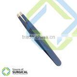 Eyebrow Tweezers With Soft Touch Rubber Coated, Rubber Coated Eyebroow Tweezers, B-EBT-36