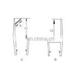 180 Degree PVC Shower Door Seals for 8mm and 10mm Glass Door thumbnail-2