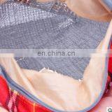 2017 Insulated Cold Canvas Grid Picnic Totes Carry Case Hot Sale Thermal Portable Lunch Bag thumbnail-2
