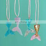 Birthday Party Favor Kids Fairy Gift Mermaid Pendant Tail Necklace thumbnail-1