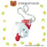 4cm Plastic Nauty Face Keychain