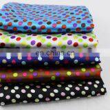 Chinese Supplier High Quality Cheap Polka Dot Pattern Printed Polyester Satin Fabric for Dress thumbnail-2