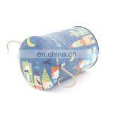 Customized Home Storage Indoor Metal Round Bins Sets Printing PVC Customized Logo Kitchen Compost Storage Bin thumbnail-3