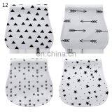 Premium Organic Baby Burp Cloths 5 Pack Soft Absorbent Unisex Cotton Burping Clothes for Boys and Girls thumbnail-3