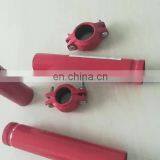 ASTM A53 SCH40 2" Red Painted Grooved Fire Fighting Pipe thumbnail-1