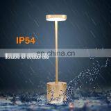 2021 New Products Outdoor Restaurant IP54 Waterproof Wireless USB Rechargeable Battery Cordless Led Table Lamp thumbnail-4