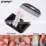 2021 New Arrival Custom Label Nail Supply 57mm 100pcs/bag Fiberglass Nails Extension UV Acrylic Builder Nail thumbnail-3