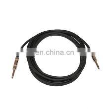 Accept Customization Black Jacket Bulk Guitar Cable OFC OD 6MM Instrument Cable Guitar thumbnail-1