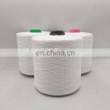 China Factory Hot Selling High Tenacity Dyeing Tube 100% Polyester Poly Poly Core Spun Sewing Thread Raw White thumbnail-2