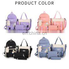 School Kids Backpack Sets For School Children Women's Girls Backpack School Bag Set thumbnail-5