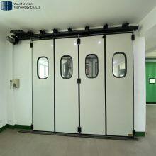 Automatic Horizontal Sliding Folding Insulated Aluminum Door Industrial thumbnail-5