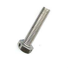 SS304 SS316 Passivated Hex Head Bolts Fully Threaded With Wire Holes thumbnail-2