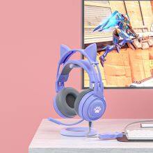 Наушники для прямых эфиров, наушники для компьютерных игр в сфере киберспорта, модели с кошчьими ушами, модели с оленьими ушами thumbnail-3