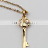 Christmas Key Pendant Necklace thumbnail-2