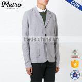 China Wholesales Casual Light Grey Mens Suit Blazer thumbnail-1