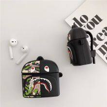 For Airpods Case 2 Custom Logo Silicone Backpack Design Earpods Protective Case Cover for Apple Airpods Charging Case 1 2 thumbnail-2