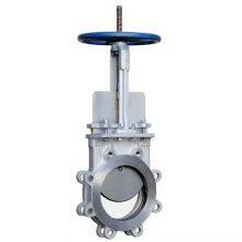 JIS ASME ANSI DN50-DN1200 4in 6in CF8 Knife Gate Valve With Double Action Pneumatic Actuator for Slurry Use thumbnail-2