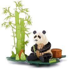 Christmas Best Gift Diy Toys 3d Cardboard Panda Model Paper Puzzles Handicraft Toy for Kids thumbnail-1