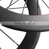 Carbon Nano Fiber Wheels 50mm Folding Bike Wheelset 451mm Aero Spoke Wheels thumbnail-2
